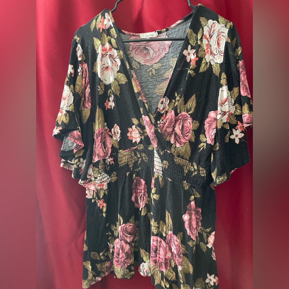 Maurice’s floral shirt